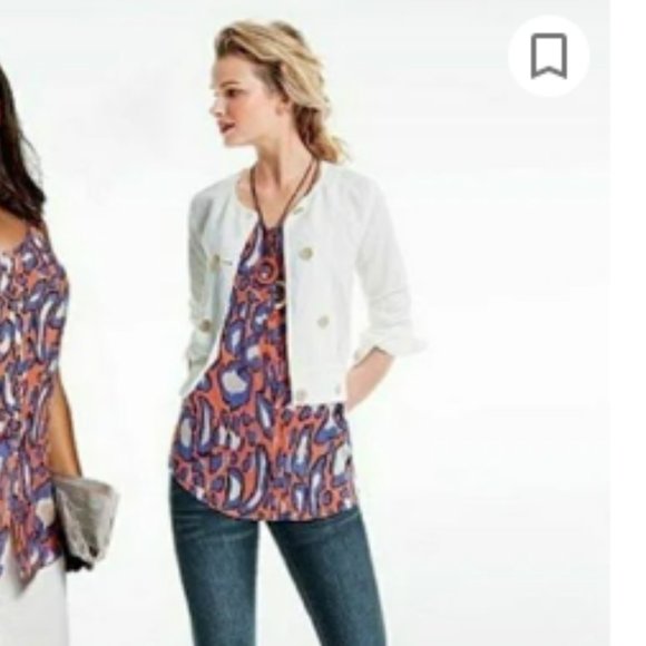 CAbi Isla Cami leopard print button front szM - Picture 12 of 12